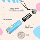 EverBrite Mini LED Flashlight Blue Soft Yellow Light 46g Lightweight Reading view 4