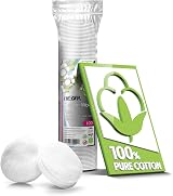 RE-GEN Cotton Wool Pads 500pc 5x100 Round Super Soft Makeup Cleansing Discs view 2