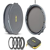 NiSi JetMag Pro VND Flex Kit 82MAG Magnetic Filter Kit (1-5 Stops True Color VND, 67mm/72mm/77mm/ 82mm Adaptors, Front Cap, B