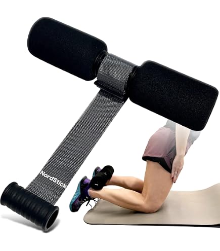 LoGest Nordic Hamstring Curl Aan De Muur – Compact En Stevig Voor Hamstring- En Coretraining, Voor Thuisgebruik