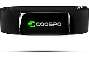 COOSPO Heart Rate Monitor Chest Strap H9Z, Rechargeable Battery HRM Monitor HR Zones/Calories Burned, Heart Rate Monitor Ches