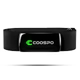 COOSPO Heart Rate Monitor Chest Strap H9Z, HRM Bluetooth 5.0 ANT+,Heart Rate Monitor Chest Sensor with Rechargeable Battery