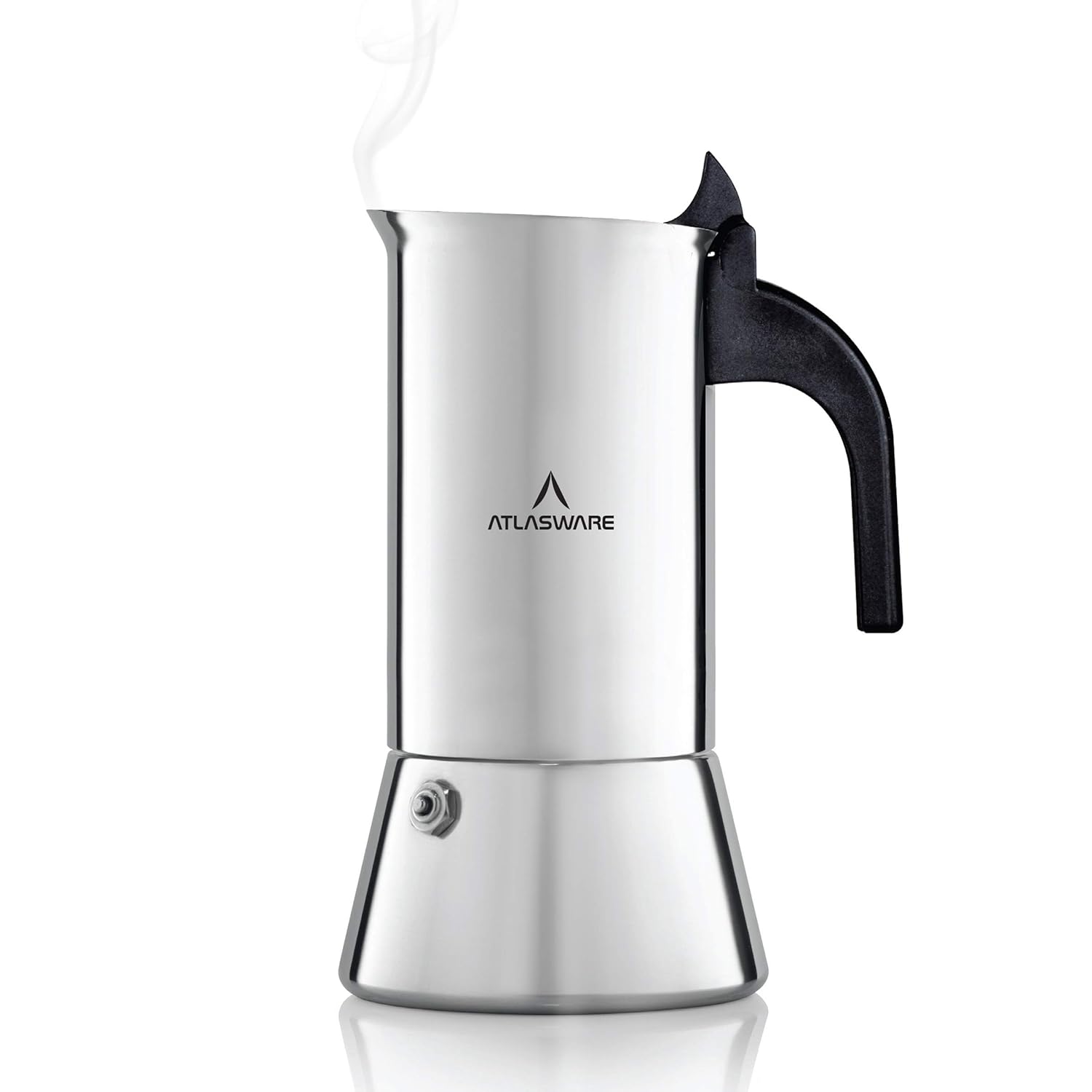 Buy Atlasware Stainless Steel Mocha Design 6 Cup Coffee Maker Online at Low Prices in India
