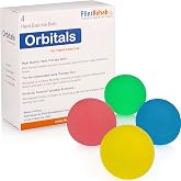 FlintRehab Premium Hand Exercise Balls - Set of 4 for Carpal Tunnel Stress/Pain Relief, Stress Balls for Kids &amp; Adults, Squeeze Balls for Hand Therapy/Arthritis - Hand Squeezers for Strength