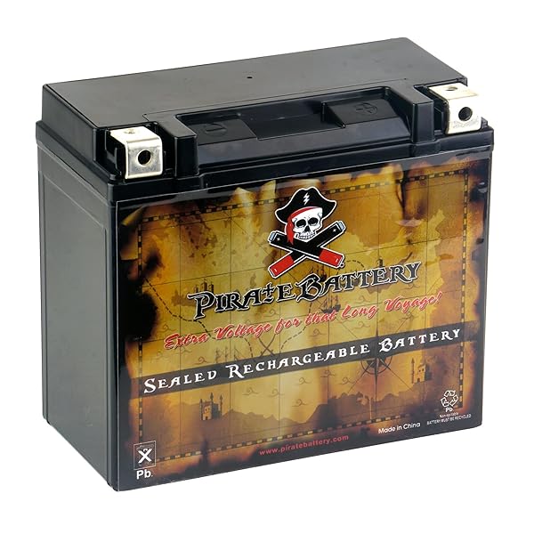 RECHARGEABLE YTX20HL-BS HIGH PERFORMANCE POWER SPORTS BATTERY – ABSORBED GLASS MAT – REPLACEMENT FOR HARLEY DAVIDSON