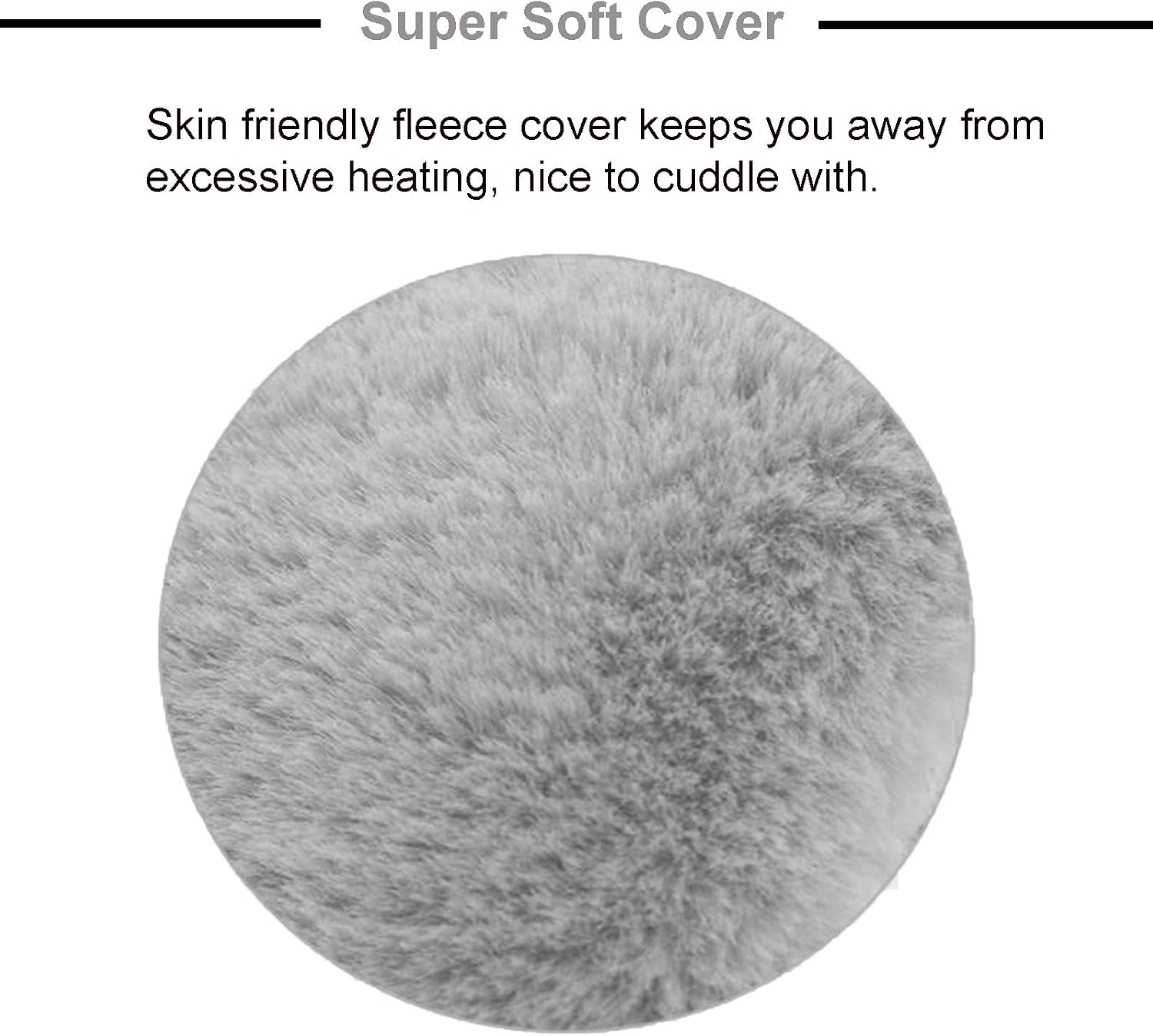 2-Pack Hot Water Bottle with Soft Fleece Cover & Hand Pocket, 1.5L Hot Water Bag Hand Warmer, Hot/Cold Therapy - Image 4