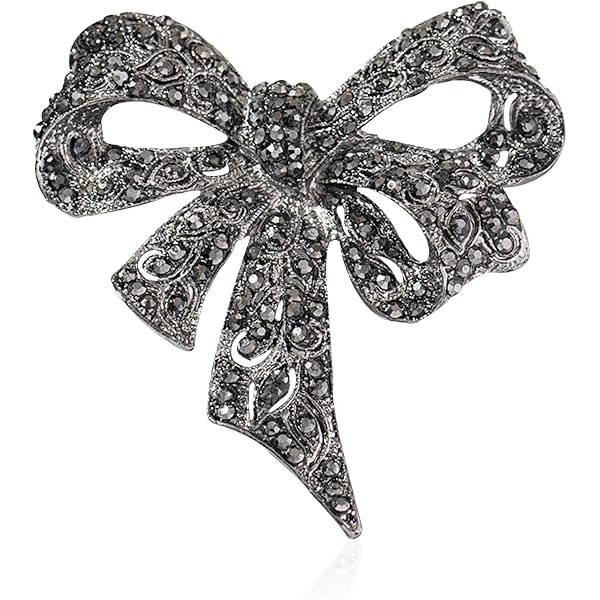 Vintage Bow Knot Rhinestone Brooch – Sparkly Lapel Pin For Dresses, Suits, & Gifts For Women, Mother’s Day - View #10
