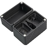 shuaichi Charging Box for DJI MIC Mini Wireless Microphone Mobile Version | 3D Printed PETG Magnetic Flip Cover Design Type-C Interface Charge Organizer
