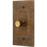 Residence Supply Handcrafted Solid Brass Dimmer Light Switch - UL Listed