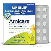 Boiron Arnicare Tablets for Pain Relief from Muscle Pain, Joint Soreness, Swelling from Injury or Bruises - 60 Count