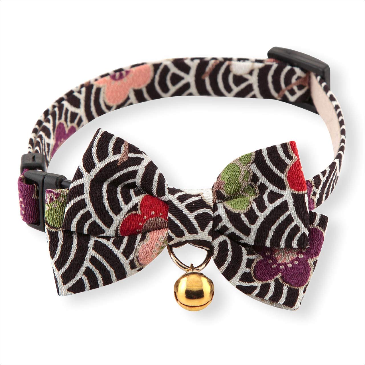 Matsuri Bow Tie Cat Collar (Black)