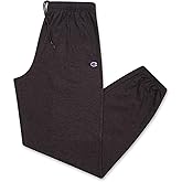 Champion Big and Tall Lightweight Sweatpants for Men - Jersey Cotton Jogger Pants Charcoal Heather
