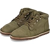JIM GREEN Men's Barefoot African Ranger Boots Lace-Up Water Resistant Full Grain Leather Work or Hiking Boot