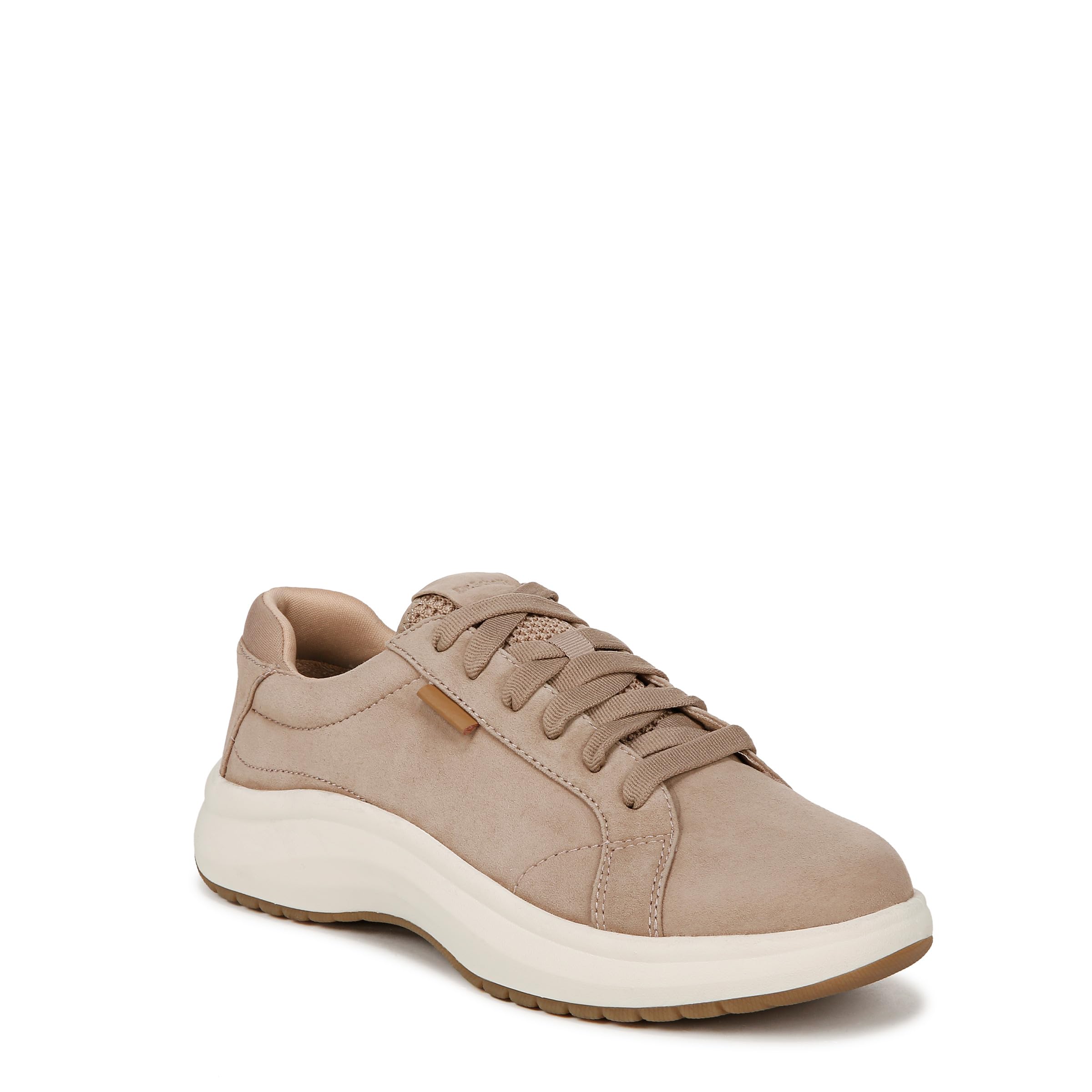 Dr. Scholl’s Women’s Feel Good Plantar Fasciitis Sneaker Taupe Leather 6.5 M