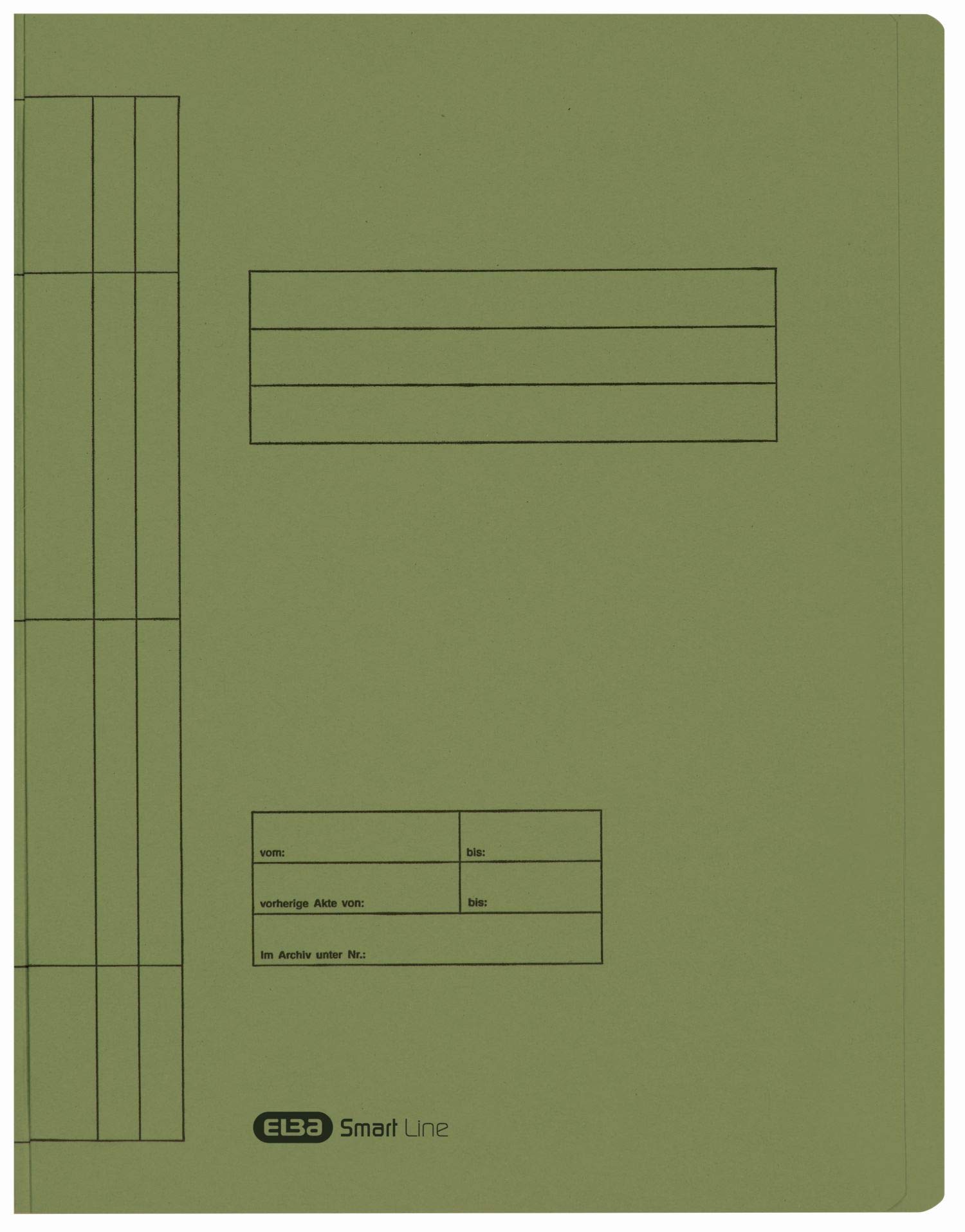 Elba 20451GN Loose-Leaf Binder for Approximately 200 DIN A4 Pages/Manila Cardboard / 250 GSM/Set of 100 / Green