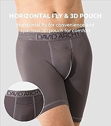 DAVID ARCHY Mens Underwear Cotton Boxer Briefs with