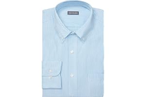 Van Heusen Men's Dress Shirt Regular Fit Pinpoint Stripe