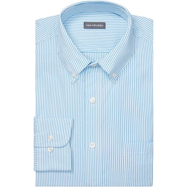 men's van heusen slim-fit flex spread-collar dress shirt Short Pink Casual Summer Dress with Floral Print Blush Rose Print / Medium main image 0