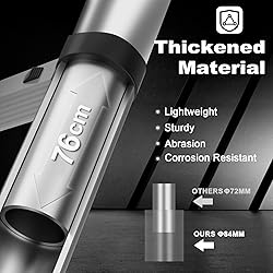 15.5 Ft Telescoping Ladder, SocTone Aluminum with