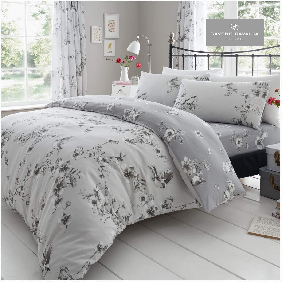 Gaveno Cavailia Luxury BIRDIE BLOSSOM Bed Set with Duvet Cover and