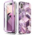 i-Blason Cosmo Series Designed for iPhone Xs Max Case 2018 Release, Full-Body Bumper Case with Built-in Screen Protector, 6.5"-Ameth
