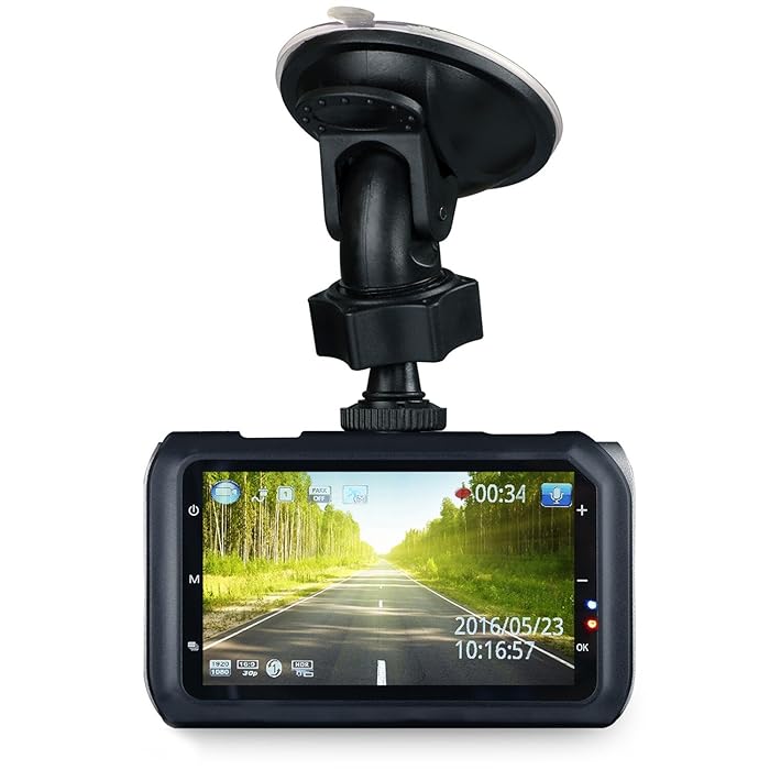 best gift ideas for boyfriend on christmas, Z-Edge 3" Screen 2K Ultra Full HD1296P 2560x1080 Car Dash Cam, Car DVR Dashboard Camera Car Vehicle Camera with 32GB Card, Parking Monitor, G-Sensor ,Loop Recording ,WDR, Night Vision, Ambarella Chip