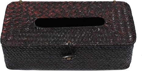 Amazon Jtlife 籐製 ティッシュボックス おしゃれ 手作りティッシュ ケース 車 卓上用 ティッシュカバー 竹製 ティッシュペーパー 収納かご 27 8 12cm 大容量 3種の色 長方形 使いやすさを追求 シュロレッド ティッシュケース ホルダー オンライン通販