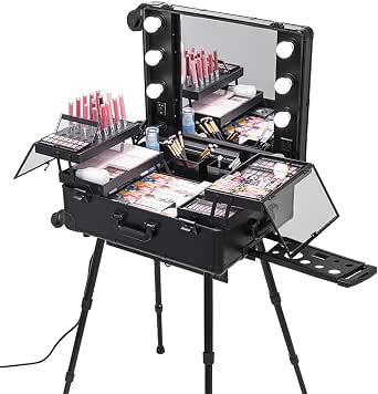 Happybuy Rolling Makeup Case 28\