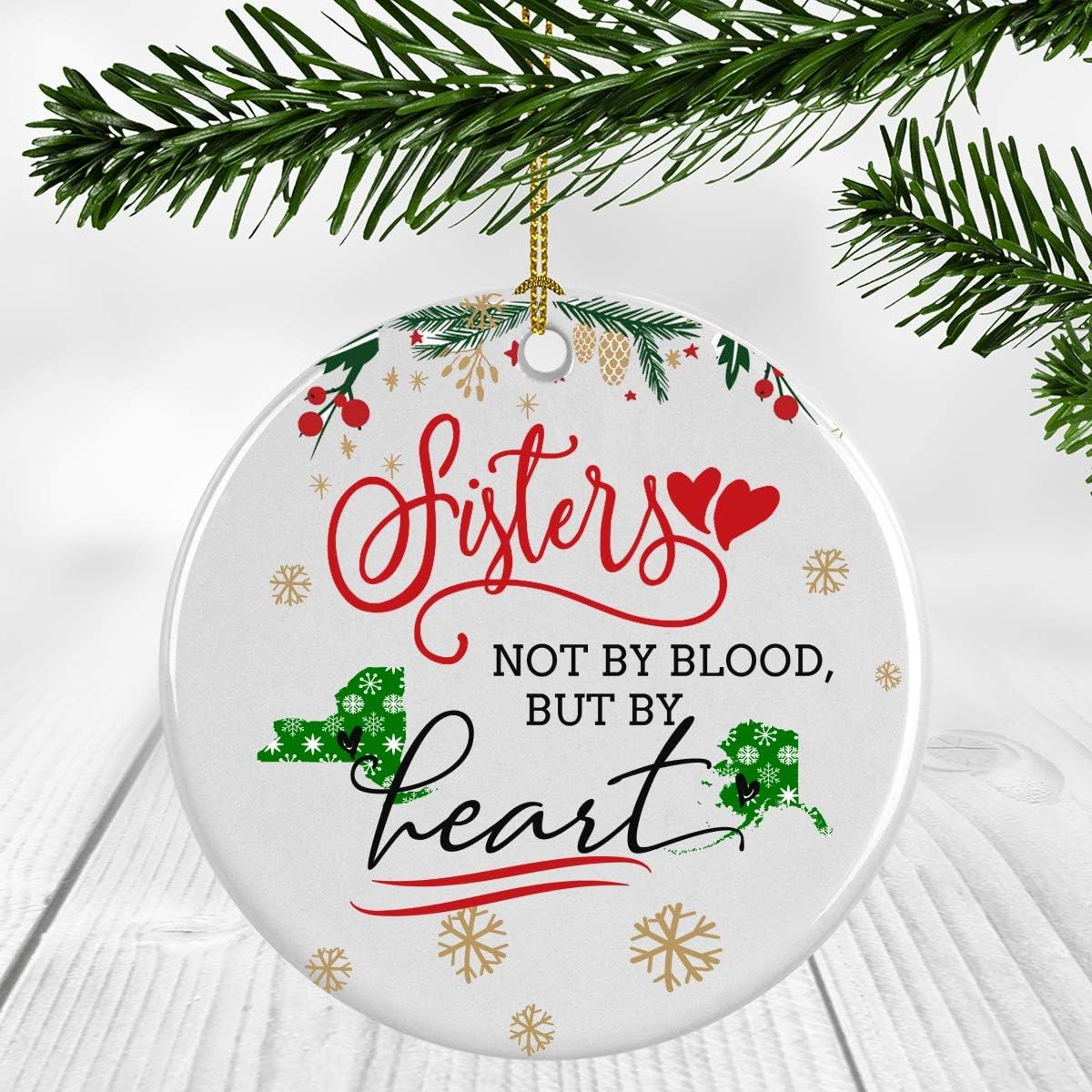 long distance christmas ornament