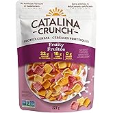 Catalina Crunch Fruity Cereal, Keto-Friendly, High Fibre, High Protein, Zero Sugar, 227g