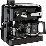 DeLonghi BCO320T Combination Espresso and Drip Coffee- Black