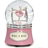 Ballerina Snow Globes Christmas Music Box, Rotating Ballet Dance Musical Snowglobe for Girls, 100MM Water Globe Plays Fur Elise Melody, Gifts for Women Dancers Friends