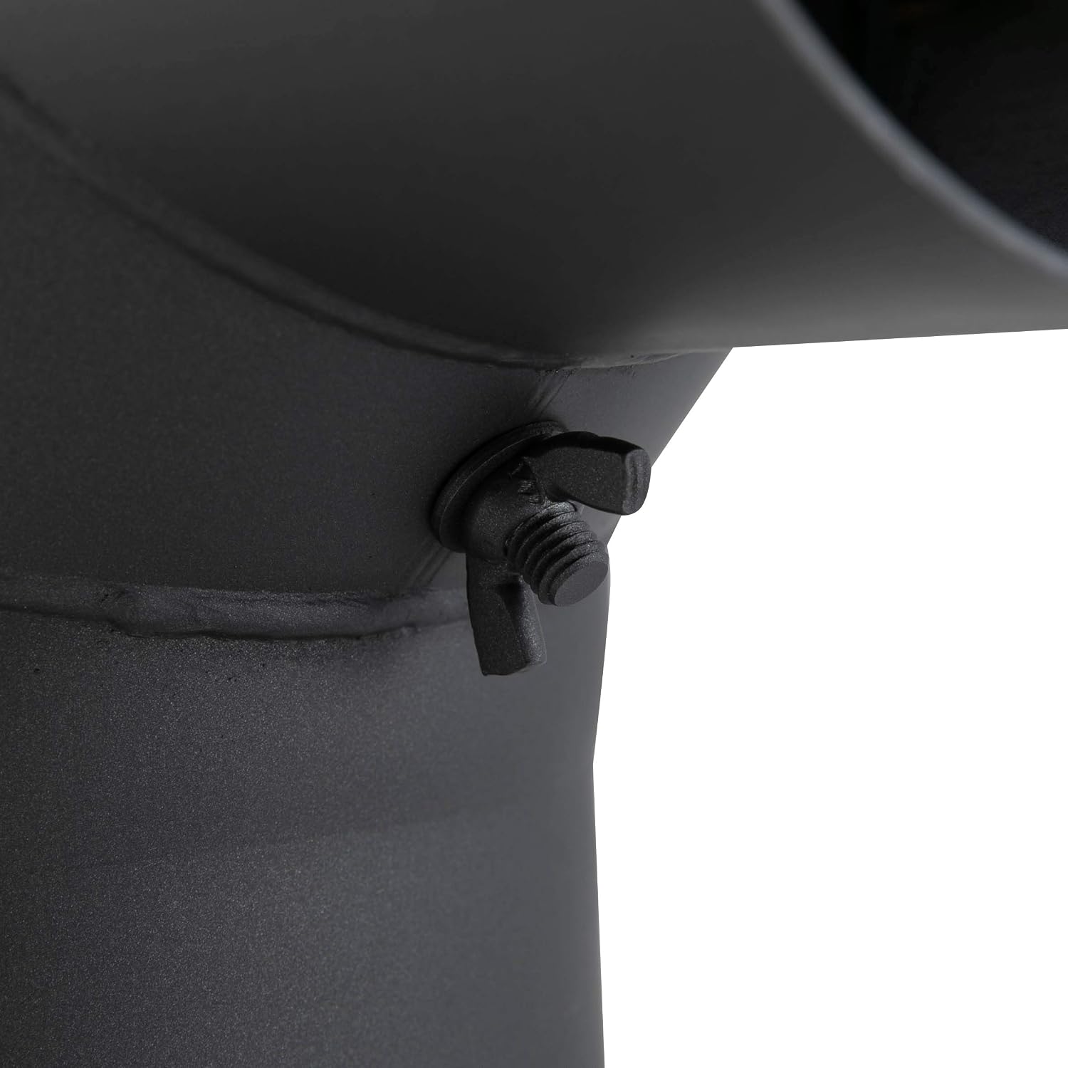 Kamino-Flam 90° Elbow Pipe 150mm, Steel Stove Pipe Elbow, Elbow Chimney