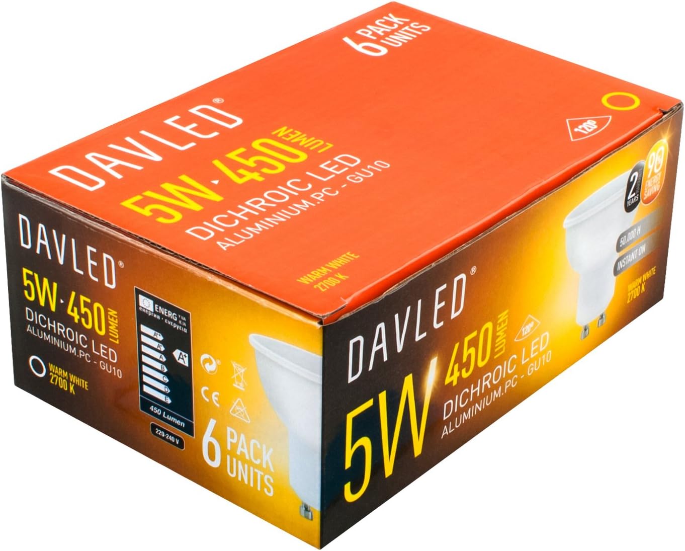 DavLED LED Bulb, GU10, White - Image 3