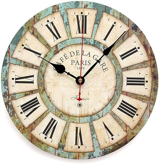 Reloj de Pared Reloj de Pared Vintage Reloj de Madera Elegante en Mal