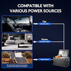 BODEGACOOLER 12 Volt Car Refrigerator, Portable