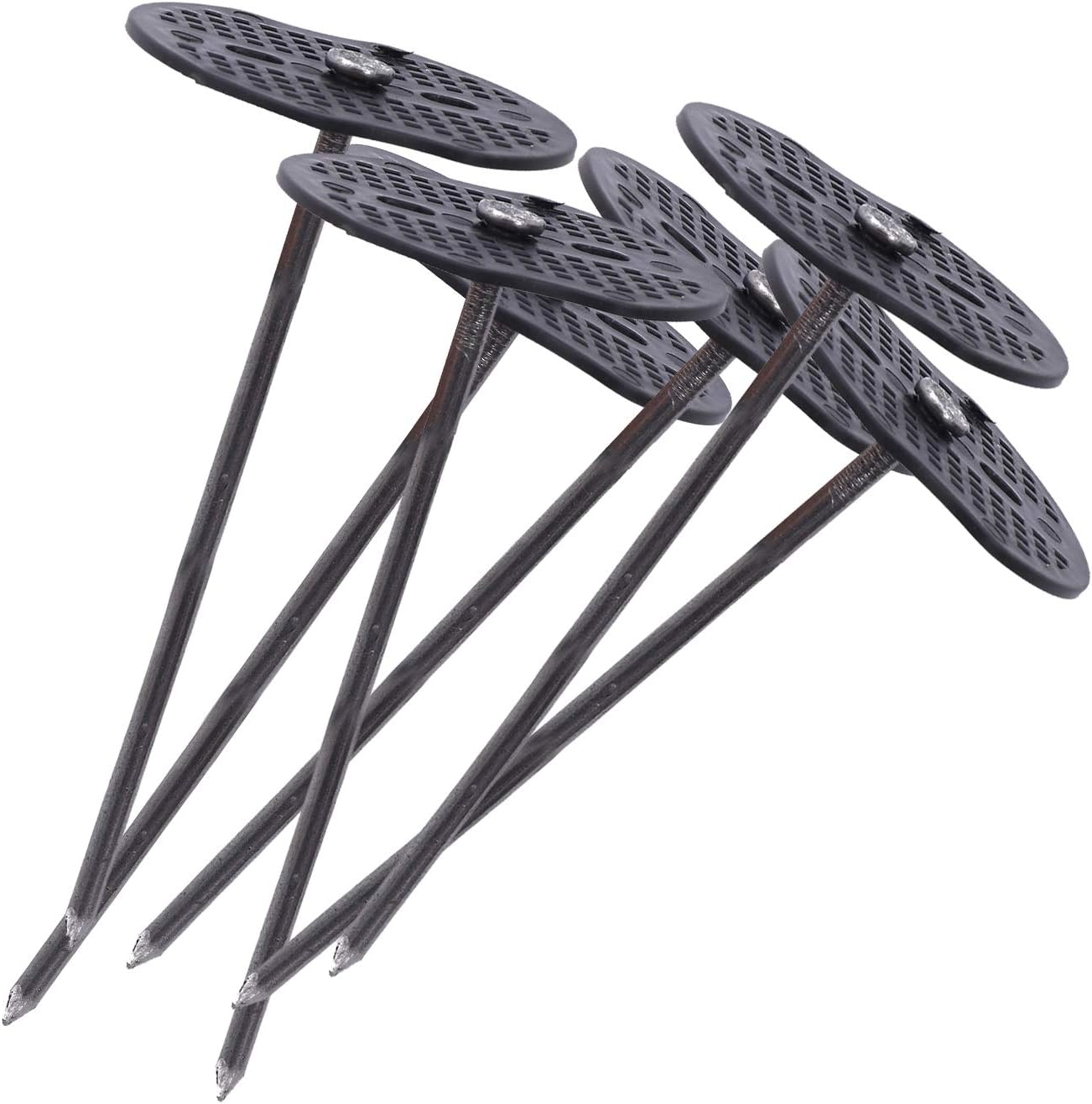 LINZI Steel Anchors Garden Ground Netting Fixing Securing Pegs Staples