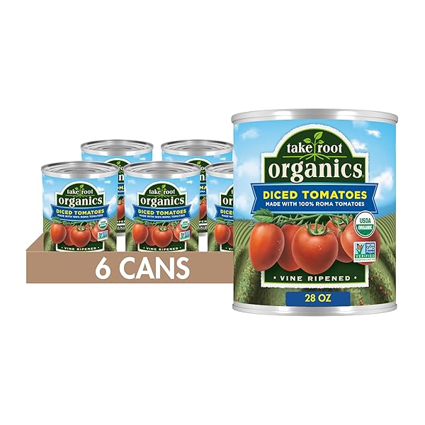 TAKE ROOT ORGANICS CANNED ORGANIC DICED TOMATOES, 28...