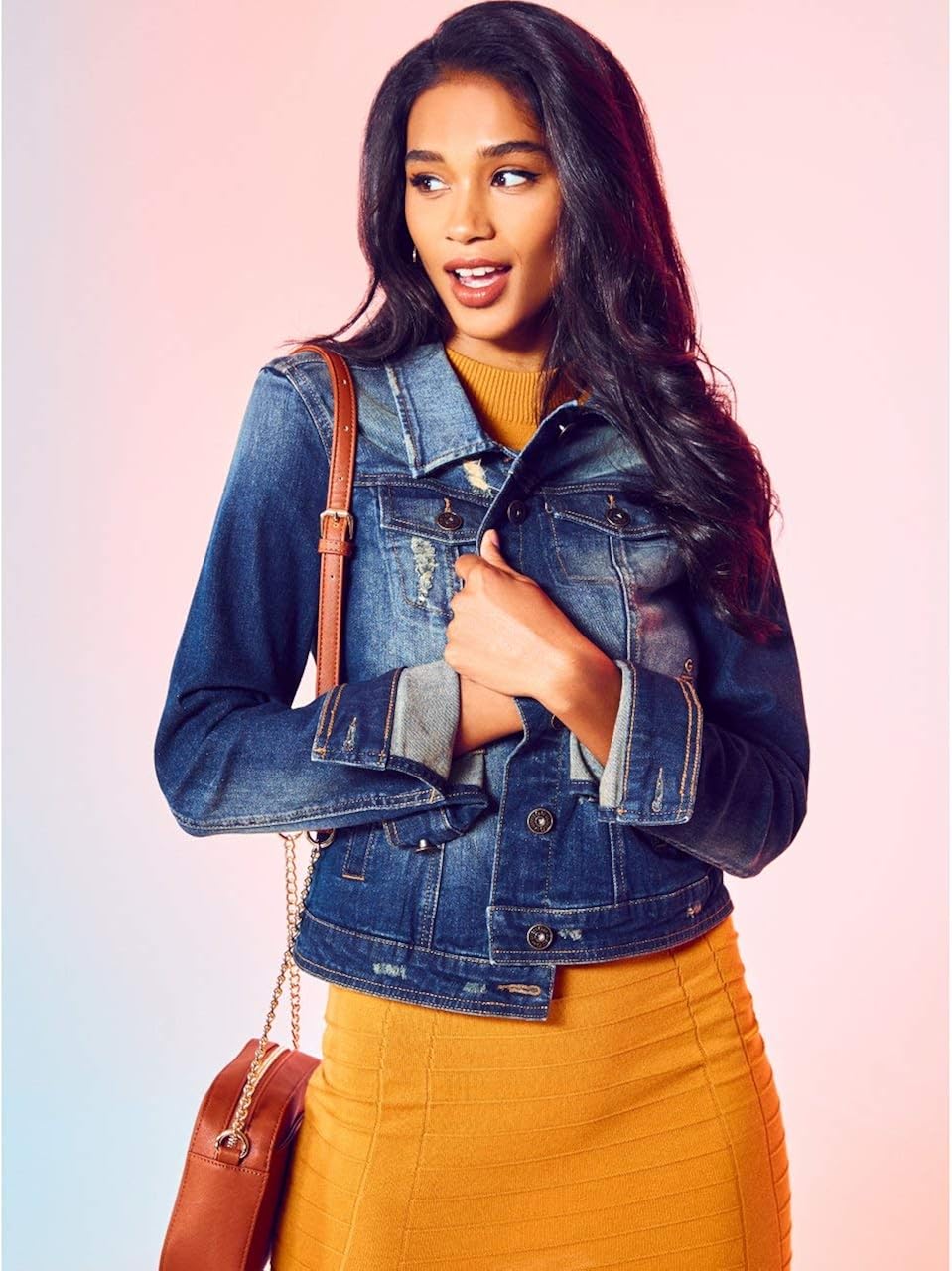 guess jean jacket womens