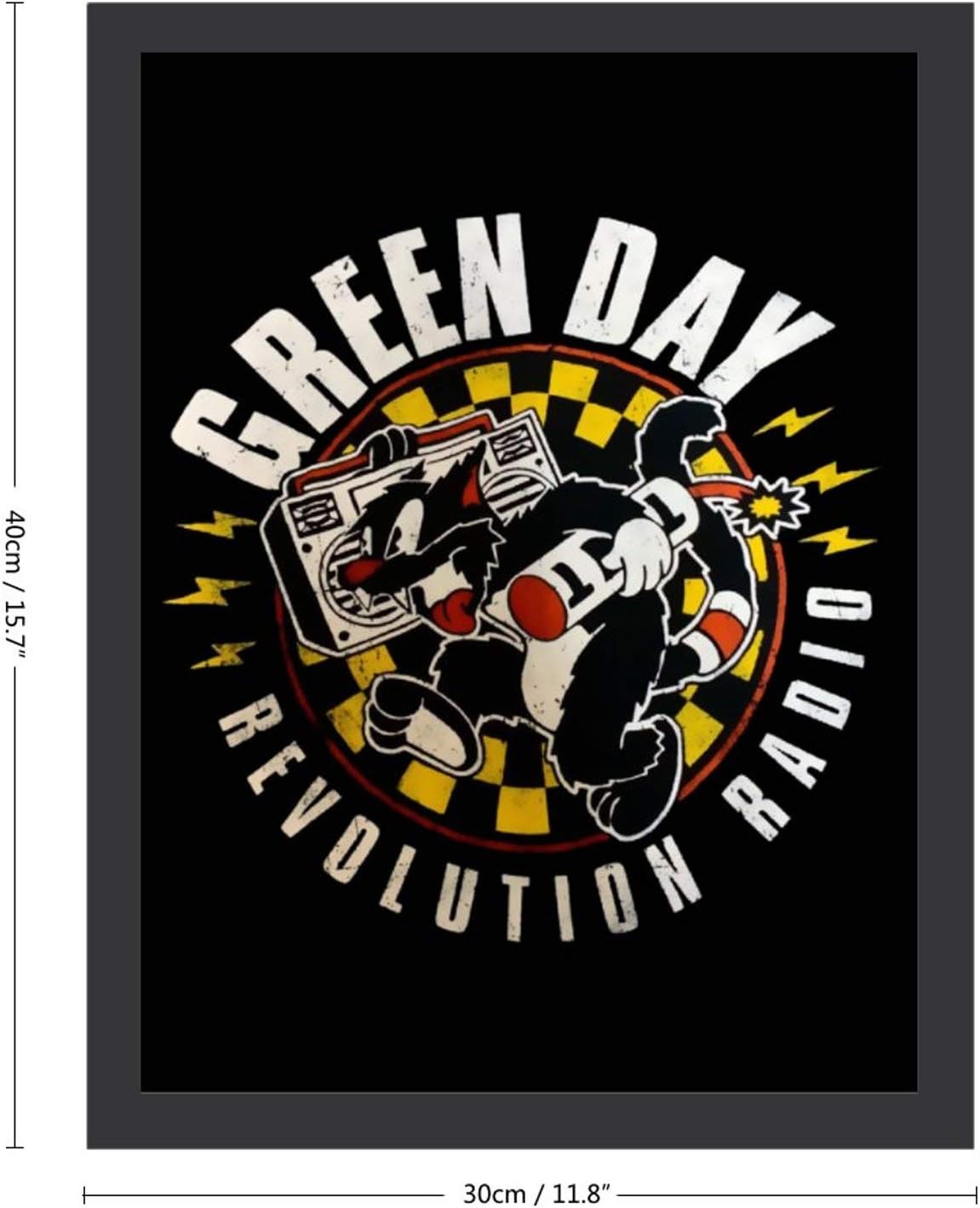 Amazon アートフレーム アートポスター 絵画 グリーンデイ アートパネル 壁掛け 壁飾り絵 壁絵 インテリア おしゃれ 壁紙ポスター プレゼント 30x40cm モダンアート 壁画 ウォールアート 装飾画 額縁付き 木枠セット ウォールステッカー オンライン通販