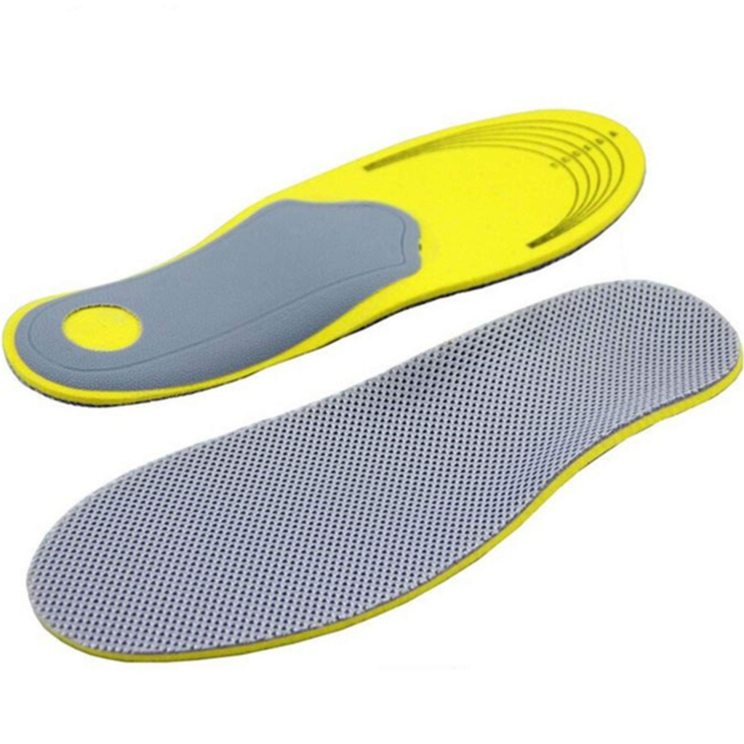 Pedimend Comfortable Orthotic Arch Support Insoles for Foot Pain due to Flat Feet (1PAIR) - Ideal For Plantar Fasciitis/Heel Pain/Ankle Pain & General Foot Pain - UNISEX - Foot Care
