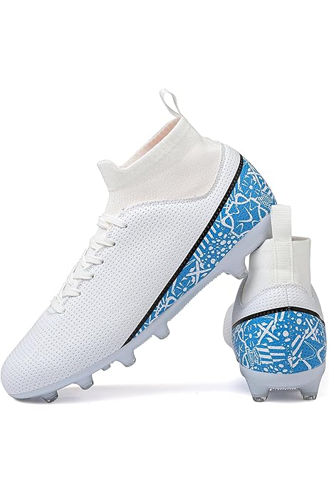 Men's Women's Soccer Cleats AG Turf Football Shoes With Anti - Main Image