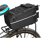 Lixada Bike Rear Pannier Bag,Insulated Trunk Cooler Bags Cycling Bicycle Rear Rack Waterproof Storage Luggage Bag MTB Shoulde