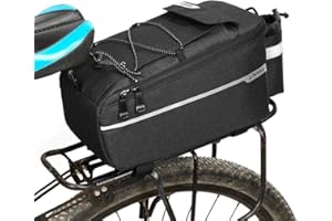 Lixada Bike Rear Pannier Bag,Insulated Trunk Cooler Bags Cycling Bicycle Rear Rack Waterproof Storage Luggage Bag MTB Shoulde