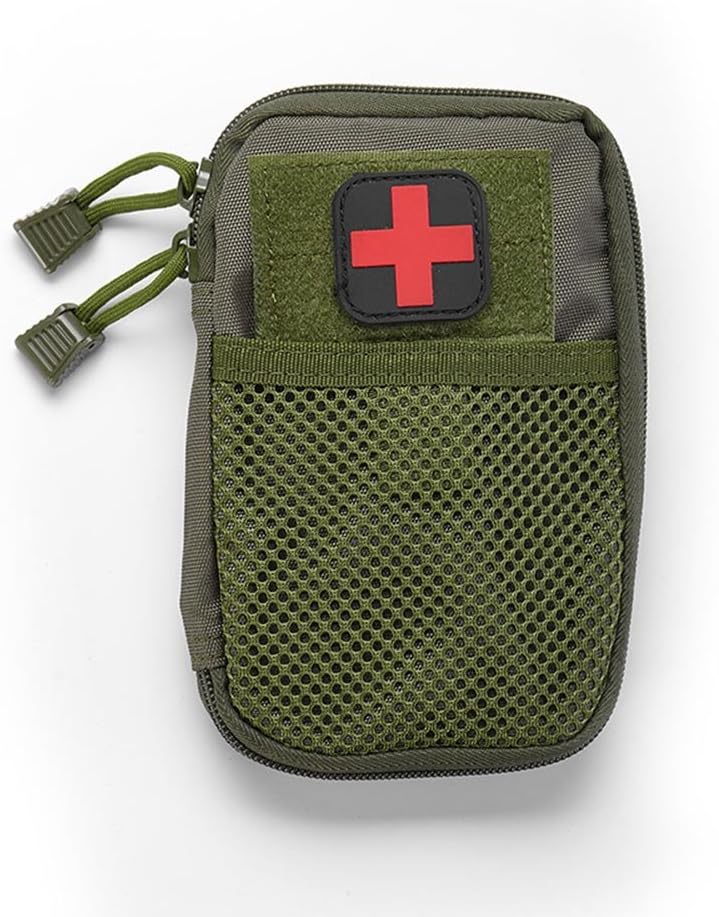 LIVIQILY Tactical Medical kit molle Accessory kit Camping First Aid Kits Medicine Storage Bag Portable Package Emergency Medical Kit Survival Medicine Pills Pocket Container Perfect (Army Green) : Sports & Outdoors