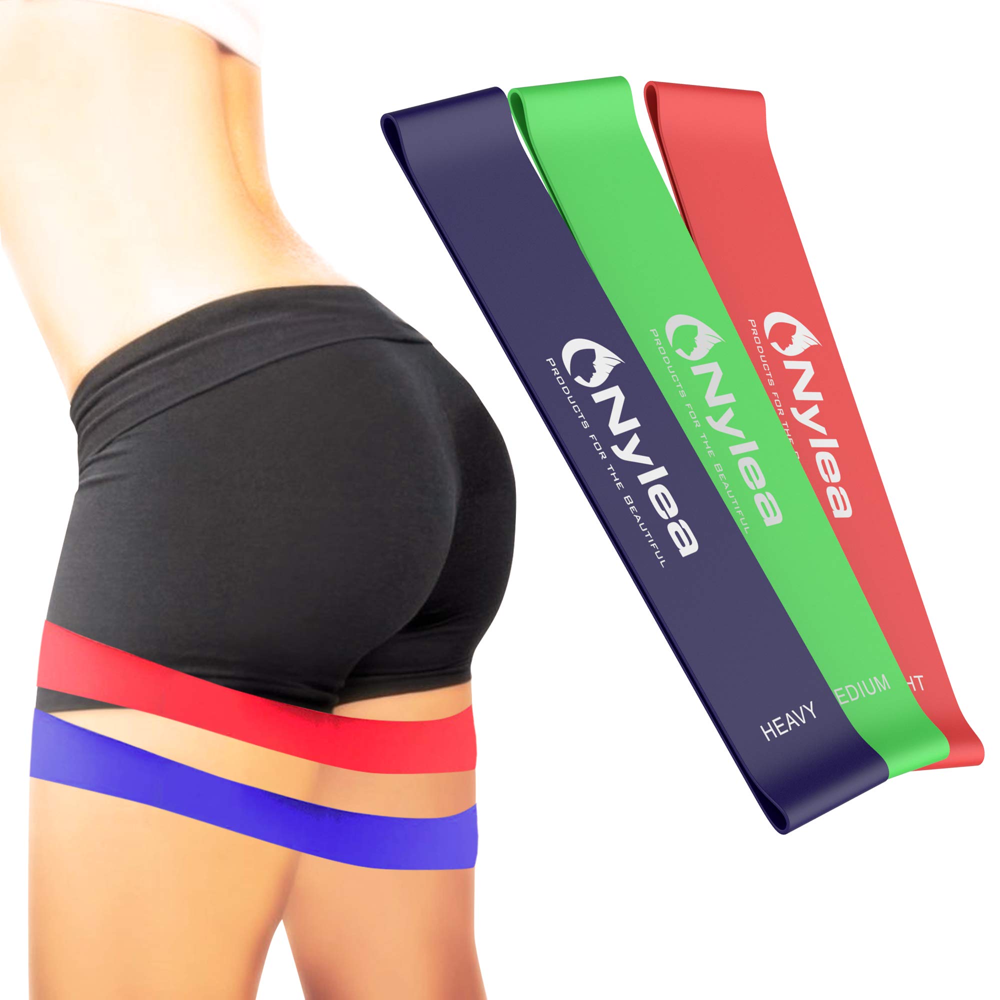 3 Pack Resistance Exercise Workout Bands [FREE TRAVEL BAG] 12\