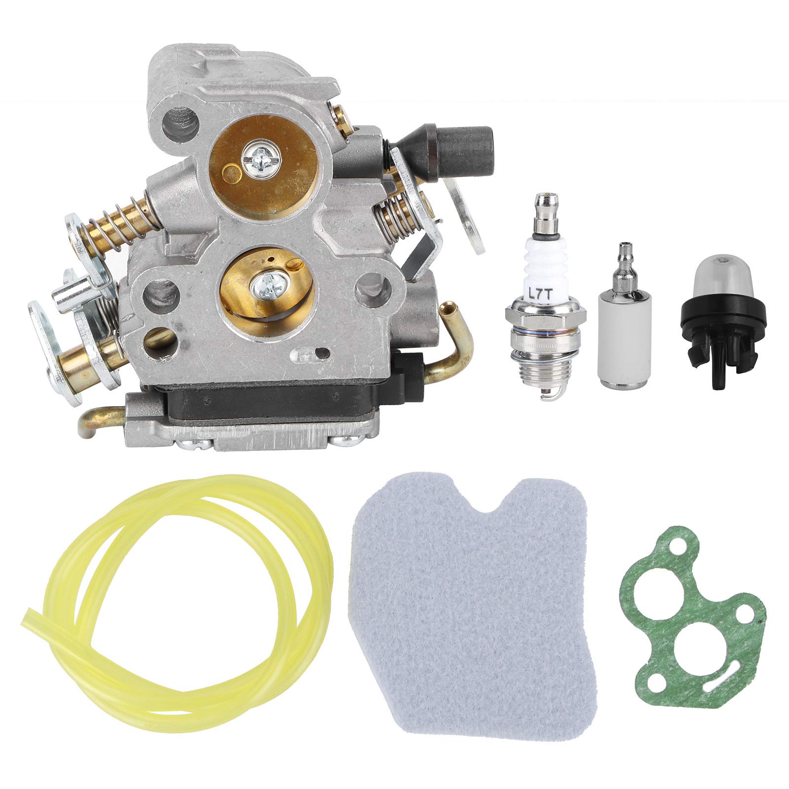 Carburetor Air Filter Primer Bulb Replacement Kit for 235 240 235E 240E 236 236E Chainsaw 7 Pcs Parts Kit