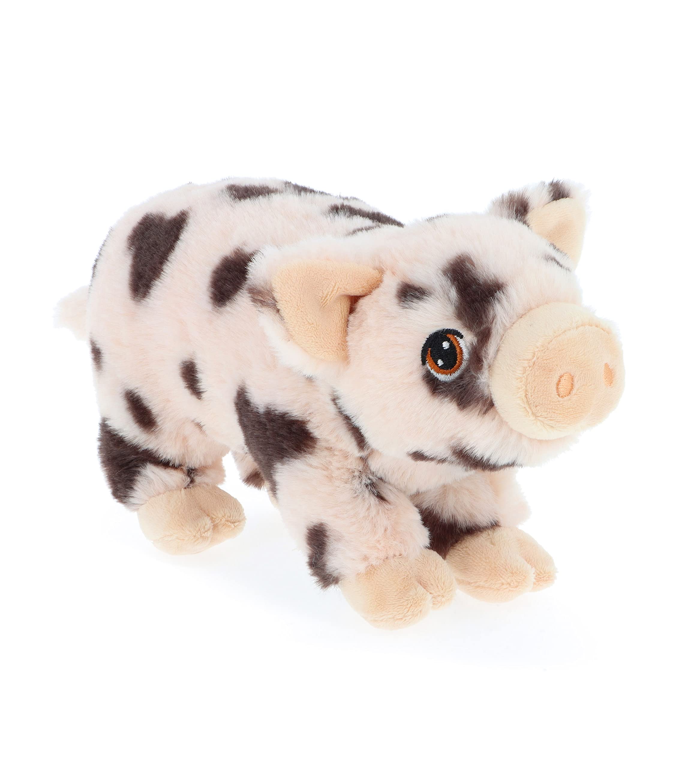 Deluxe Paws Plush Cuddly Soft Eco Wild Animals Toys 100% Recycled (Spotty Pig) โ image 1
