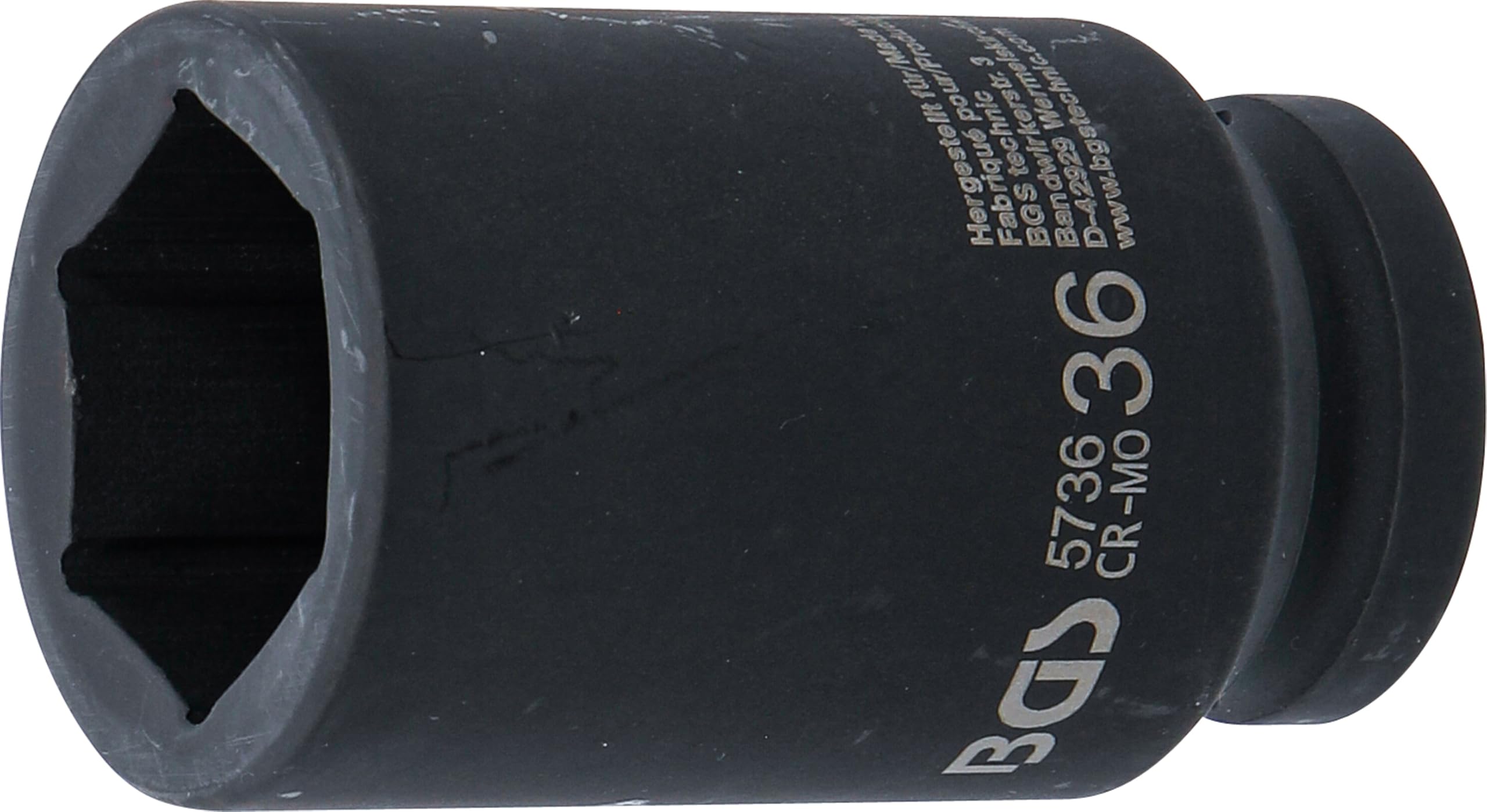 BGS 5736 | Impact Socket Hexagon, deep | 20 mm (3/4") Drive | 36 mm