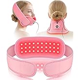 UTK Red Light Therapy Jaw Device, 660 & 850nm Dual-Wavelength,Pain Relief for Neck Face Body,Wearable Hands-Free Design, 6 Modes with Pulse, 30-Min Auto-Off, Gift for Women Girlfriend Wife